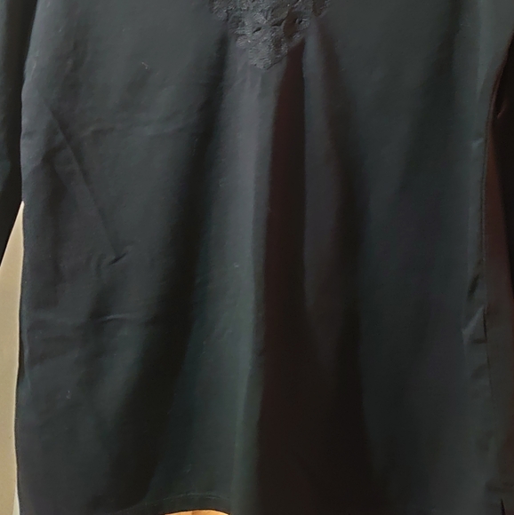 NWOT Women's Nine West black Blouse - Picture 7 of 8